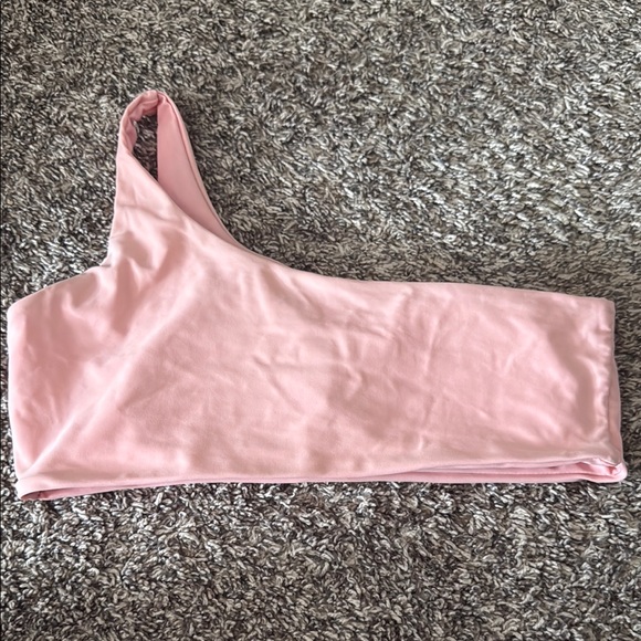 Pink One-Shoulder Top - Picture 2 of 2